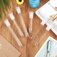 thumbnail image 4 of 4 Pcs Upgraded Scientific Glass Tube 4 Pcs Glass Funnel Clear Test Tube Down Stem for Science and Lab Experiments with 2 Cleanning Brushes (4.7" Glass Tube 4pcs+0.6" Funnel 4pcs), 4 of 9