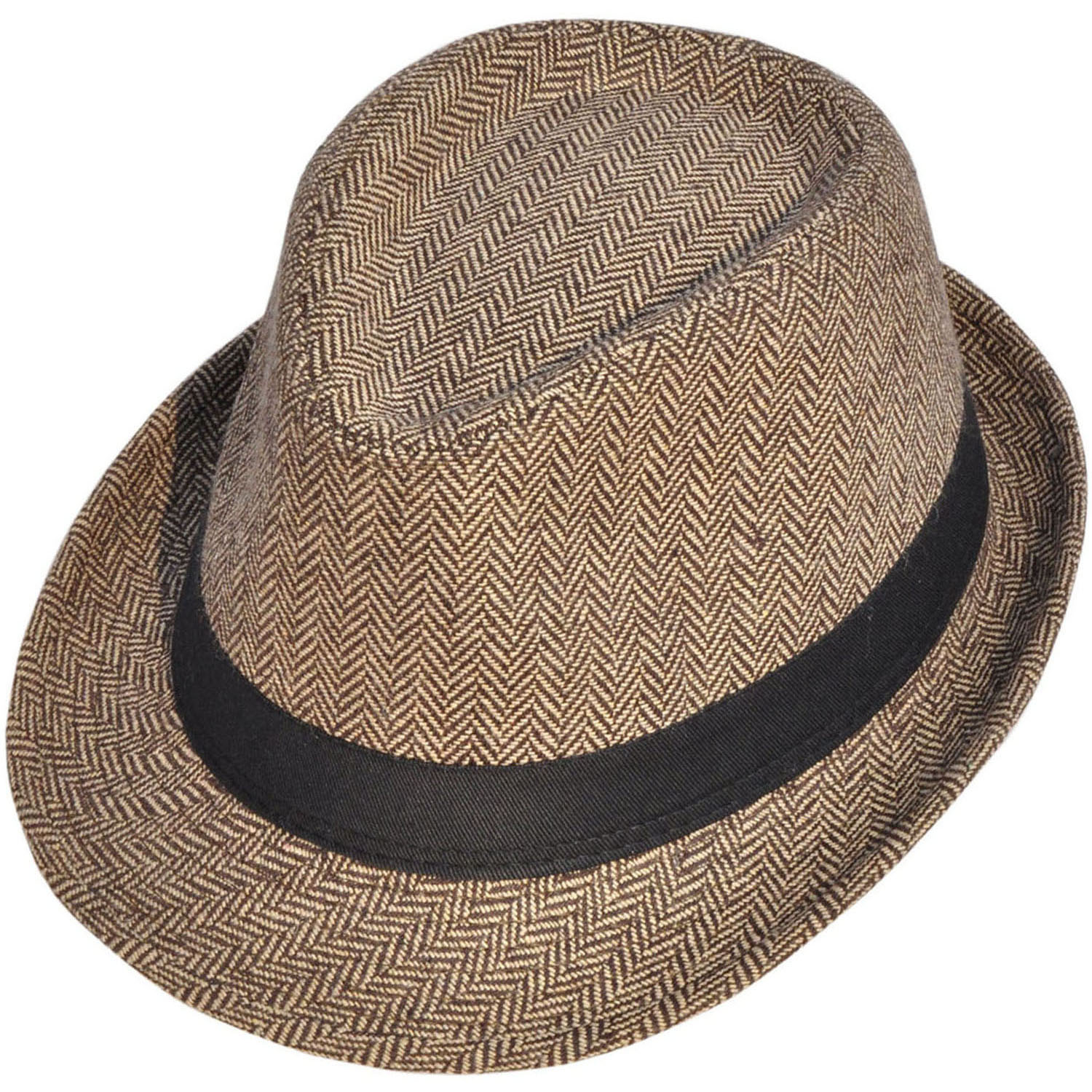 Men's Structured Wool Felt Blend Fedora 