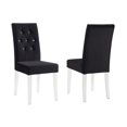 thumbnail image 3 of Inspire 202-106GY Cavalli Side Chair, Grey - Pack of 2, 3 of 5