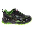 thumbnail image 2 of Zapatillas infantiles Josmo Grave Digger LED iluminadas negro/verde, 2 of 6