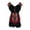Fiesta, variant on Dare To Wear Victorian Gothic Boho Women's Short Sleeve Cabaret Corset Top S - 5x