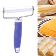 thumbnail image 4 of 2Pcs Stainless Steel Cheese Slicer Cream Cutter Butter Scraper Multi Purpose Kitchen Tools for Kitchen Bakery (TPR Handle, Blue), 4 of 8