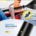 thumbnail image 3 of AbahubFit Kayak Paddle 86in/218cm (2-Piece), Lightweight&Floatable Aluminum Shaft for Kayaking Canoeing Boating, 3 of 6