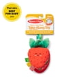 thumbnail image 4 of Melissa & Doug Peek-a-Boo Berry Take-Along Toy with Teether, Clip-on Stroller Toy for Baby Ages 12m+, 4 of 11