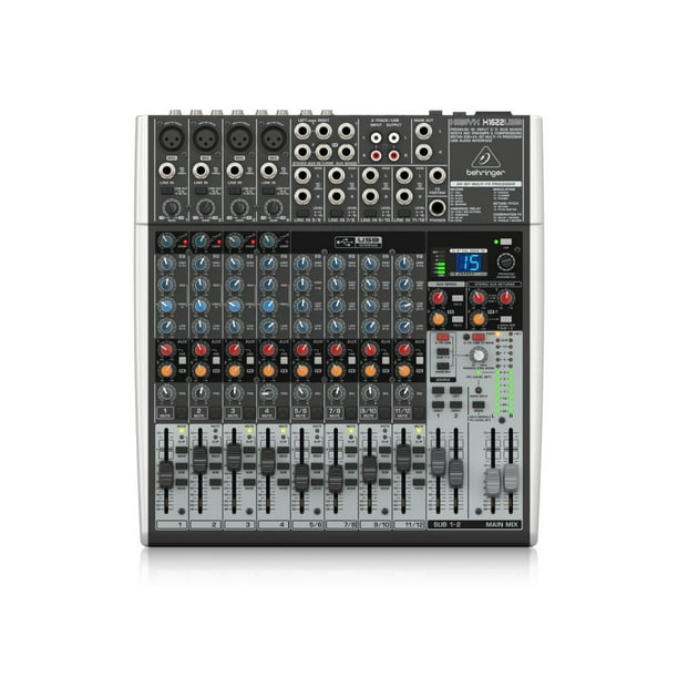 Mezcladora 16 entradas y 2/2 buses Behringer X1622USB