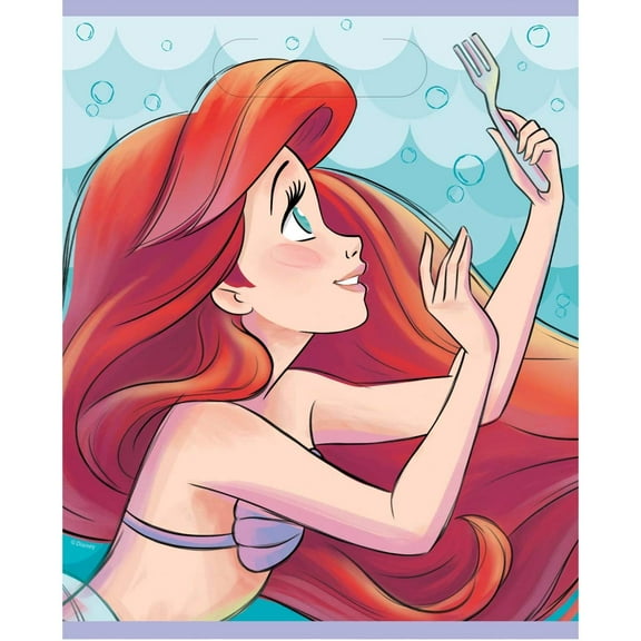 Unique Industries 310001 The Little Mermaid Loot Bags - 8 Count