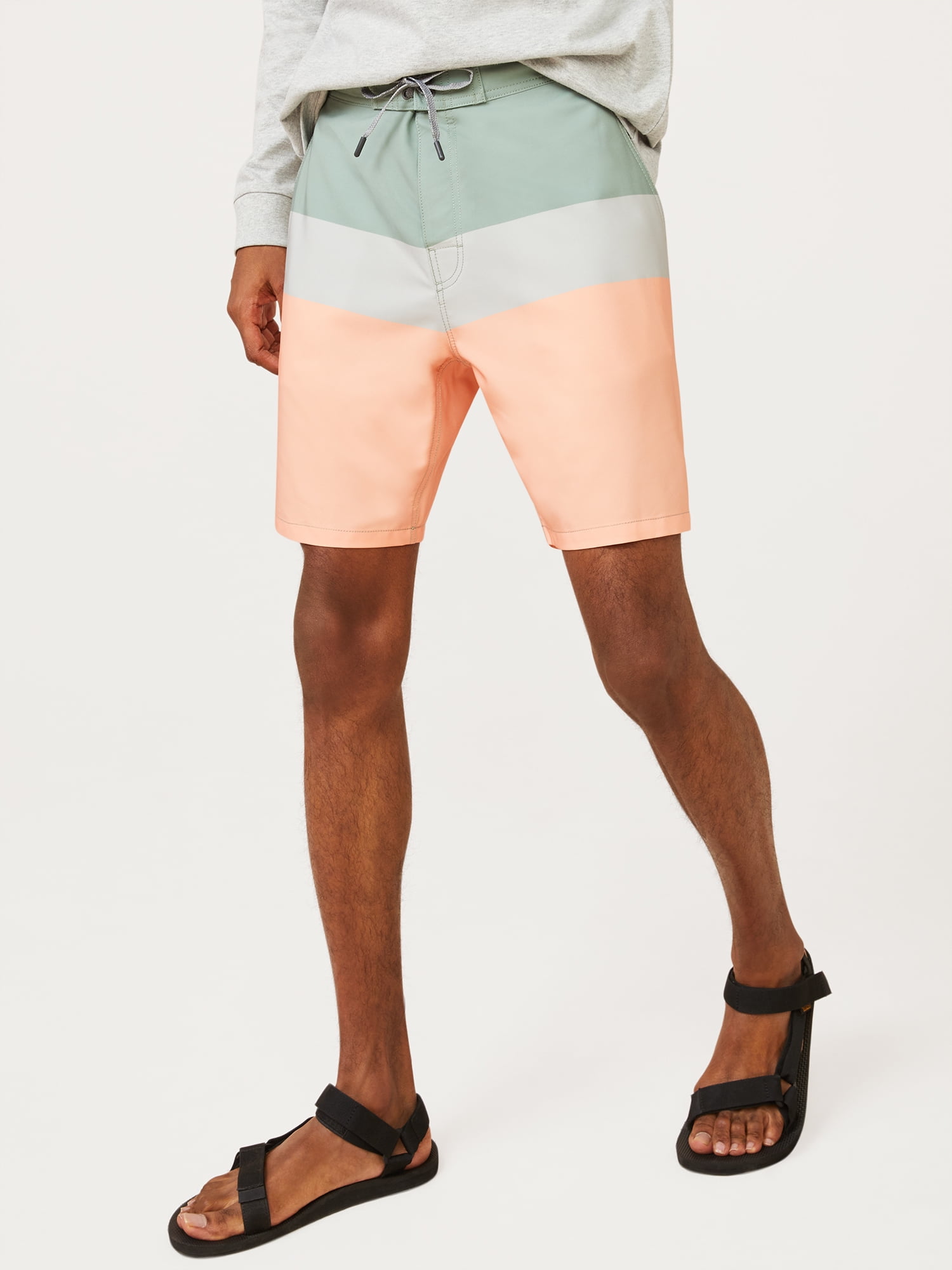 Free Assembly Men's Polyester Spandex Board Shorts (Swim)