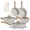 white15, variant on Ceramic Cookware Sets 15PCS Pots and Pans Set Non Stick