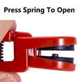 thumbnail image 3 of BE-TOOL 1/2/4PCS Fishing Weights Clip with Steel Wire Stainless Steel Trolling Fishing Snap Red, 3 of 8