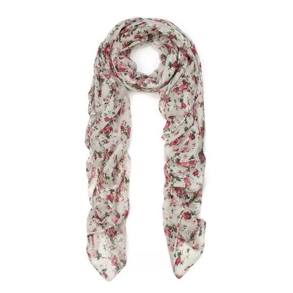 Elegant Floral Print Fashion Scarf Wrap