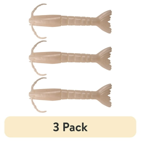 (3 pack) Berkley Gulp! Saltwater Shrimp Soft Bait
