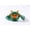 Green, variant on Cocosmile Robot Round Kids Water Bottle with Removable Sleeve - Easy Open Button, Carrying Lanyard - Tritan Plastic Water Bottle Ideal for School Boys Girls, BPA Free Kids Cup (With Straw)