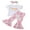 White-Two Sweet, variant on Toddler Baby Girls Birthday Outfits Sweet One Romper Shirts Doughnut Shorts/Flared Pants Set