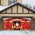 thumbnail image 4 of Christmas Polar Believe Garage Door Decoration 34x26x3cm Vintage Believe Train Garage Door Banner Cover Polar Santa Garage Backdrop for Xmas Eve Holiday Outdoor Wall Decor, 4 of 5
