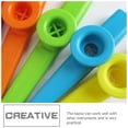 thumbnail image 4 of KAKOWELY 10pcs Plastic Kazoos Musical Instruments Colorful Kazoo Flute for Music Lover,4.72X"X1.18"X0.59", 4 of 5