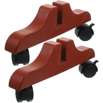 FUEENIRVA 2Pcs Plastic Room Divider Base with Wheels Stable and Wear Resistant Stand