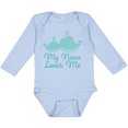 thumbnail image 3 of Inktastic My Nana Loves Me Boys or Girls Long Sleeve Baby Bodysuit, 3 of 5