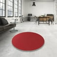 thumbnail image 4 of Ahgly Company Machine Washable Indoor Square Transitional Red Area Rugs, 8' Square, 4 of 7