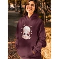 thumbnail image 2 of Anime Girl Smiling Hoodie Women -Image by Shutterstock, Female 4X-Large, 2 of 4