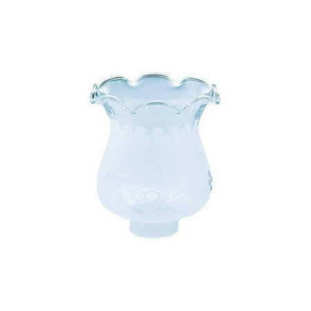 Etched Water Glass Shades - 8110000 5 in. Frosted Etched Glass Shade- - pack of 6