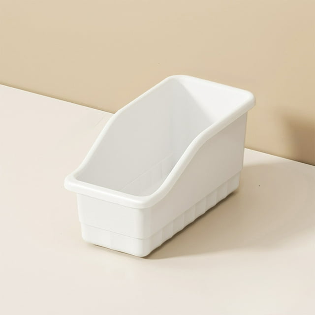 Yunuuuoa Multi Functional Storage Box with Wheels, Large Capacity Plastic Organizer Basket for Bathroom Kitchen Living Room Home Organization, Pull Out Cabinet Storage Container with Handle