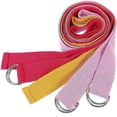 thumbnail image 1 of 3pcs Professional Yoga Strap Daily Use Exercise Band Reusable Stretching Strap Yoga Accessory, 1 of 4