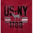 thumbnail image 2 of New York Upstate Buck Cool Distressed Men's Graphic T Shirt Tees Brisco Brands S, 2 of 6