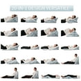 thumbnail image 2 of Wedge Pillow for Sleeping Orthopedic Bed Wedge Pillow Set, 9&12 Inch Adjustable Height Memory Foam Triangle Pillow Wedge for After Surgery, Acid Reflux, Gerd, Snoring, 2 of 4