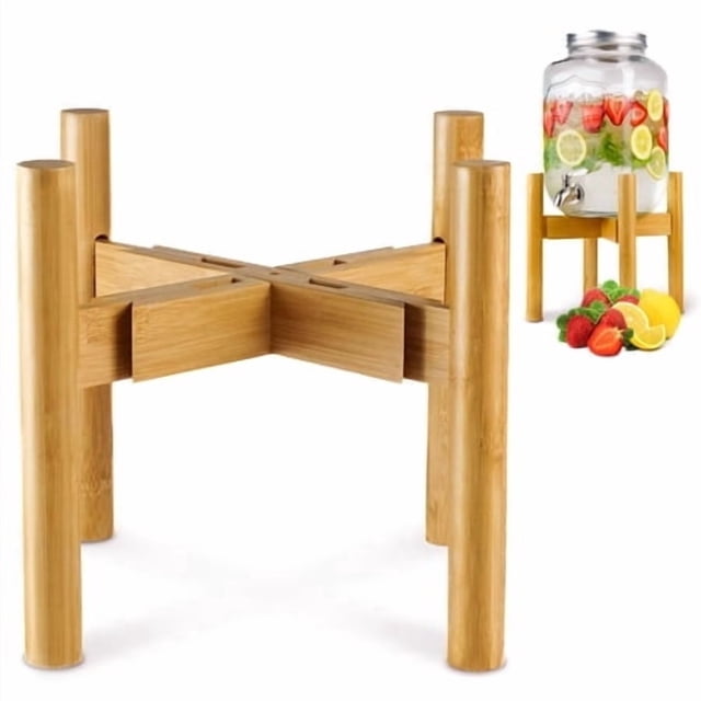 Modern Innovations Support de Distributeur d'Eau Réglable pour Bouteille de 5 Gallons (Adapté de 8-10 Pouces) Pichet de Boisson Ou Distributeur de Boisson en Acier Inoxydable Support Uniquement pour Jus Thé Glacé Limonade Fêtes Restauration