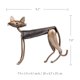 thumbnail image 3 of Escultura TOOARTS metal estación de primavera del arte del hierro del gato del gato de la Carevas escultura de hierro, 3 of 4