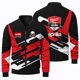 thumbnail image 2 of Nueva chaqueta de manga larga con estampado 3D de carreras Aprilia para hombre, para deportes al aire libre, ciclismo, estilo hip hop callejero, chaqueta con cuello redondo y cremallera, 2 of 4