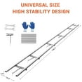thumbnail image 2 of EDTara Rail Mill Guide System Aluminum Profiles 9 FT, Work with Chainsaw Mill, with 2 Tree Felling Wedges, Easy Assembly, 2 of 8