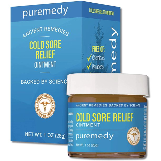 Puremedy Cold Sore + Fever Blister Relief Ointment, All Natural