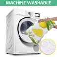 thumbnail image 6 of Yellow Lemon Fruit Limes White Pattern Square Tablecloth,Waterproof Square Table Cover,Wipeable Spillproof Washable Table Cover for Home Kitchen Party Decor 60"x60"(152x152cm), 6 of 6