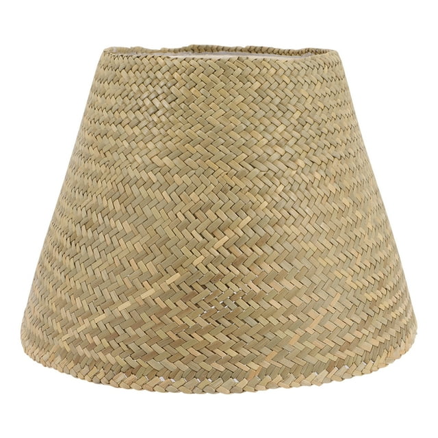 Lámpara colgante de bambú con pantalla de mimbre, estilo vintage, tejida a mano. Decoración rústica para sala de estar o dormitorio.