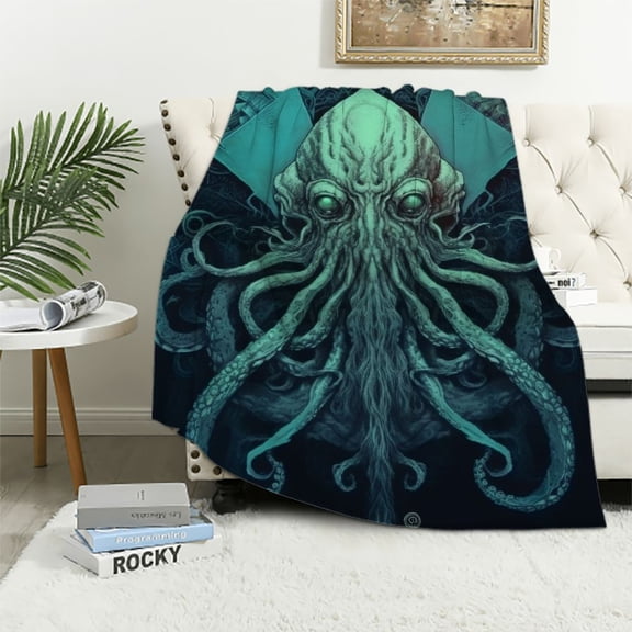 COMIO Cthulhu Bath Towel Quick-Drying Lightweight Soft Beach Blanket