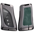 thumbnail image 3 of Key Fob Cover Compatible with Lexus ES IS LS LC NX RX LX RC GX UX TX Leather 3 Button 2018-2025 Keychain Case Holder Protector,Green-short Keychain, 3 of 9