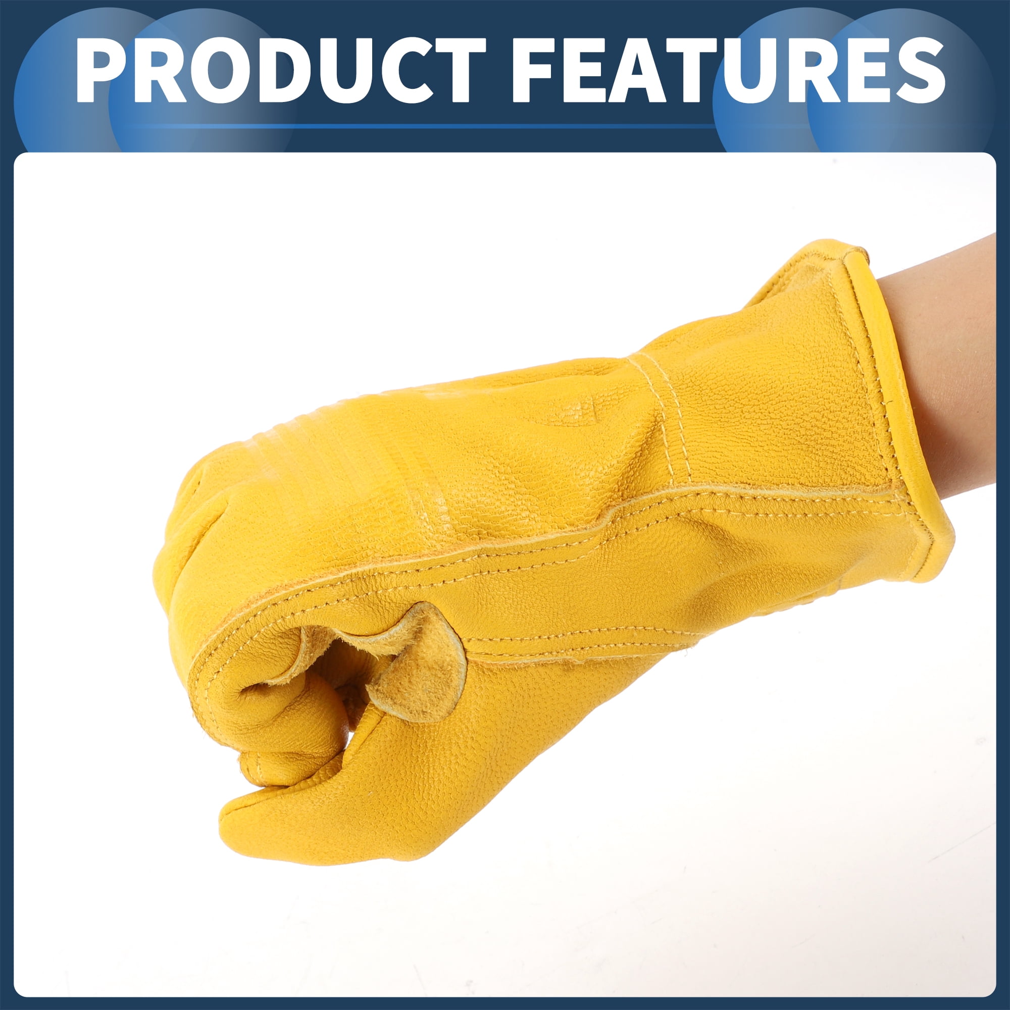 Unique Bargains Motorcycle Gloves, Outdoor Off-Road Mountain Motorcross Motorbike Dirt Bike Bicycle Racing ATV UTV XL