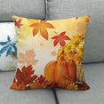 thumbnail image 1 of Panxico Housses de Coussin, Taies d'Oreiller, Citrouille Feuillu Automne Style Moderne Simple Lin Crypté Housse de Coussin Adaptée pour Offrir Décoration Maison, Liquidation, 1 of 1