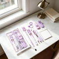 thumbnail image 5 of WNFJR Portable Stationery Set, 10-Piece Essential Supplies, Ideal for Note-Taking and Office Use, Perfect Gift for Graduates and Professionals, Purple, 5 of 6