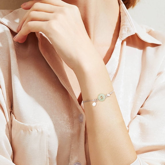 WRITWAA Adjustable Chain Bracelets Set for Women's Multi Color Titanium Steel Fashion Jewelry for Small Wrists 7.5 Inches