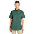 thumbnail image 1 of Harriton Chemise à Manches Courtes en Sergé 100 % Coton pour Femmes avec TéflonTM, 1 of 2