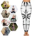 thumbnail image 5 of Bohemian Pattern High Waisted Leggings for Women No See Through Tummy Control Buttery Soft Yoga Pants for Workout Athletic Running, 5 of 6