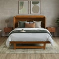 thumbnail image 5 of AFI Northfield Queen Murphy Bed Chest with Mattress and Built-in Charger, Light Toffee, 5 of 21