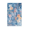 thumbnail image 3 of Unique Loom Rainbow Collection Area Rug - Honeycomb (3' 3" x 5' 3" Rectangle Blue/Beige), 3 of 7
