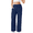 Blue, variant on Womens Trousers with Pockets Quick-Dry Baggy Fit Athletic Active Casual Cargo Pants Loose Fit Elastic Pant Waist Multiple Pockets Drawstring Solid Long Joggers Streetwear