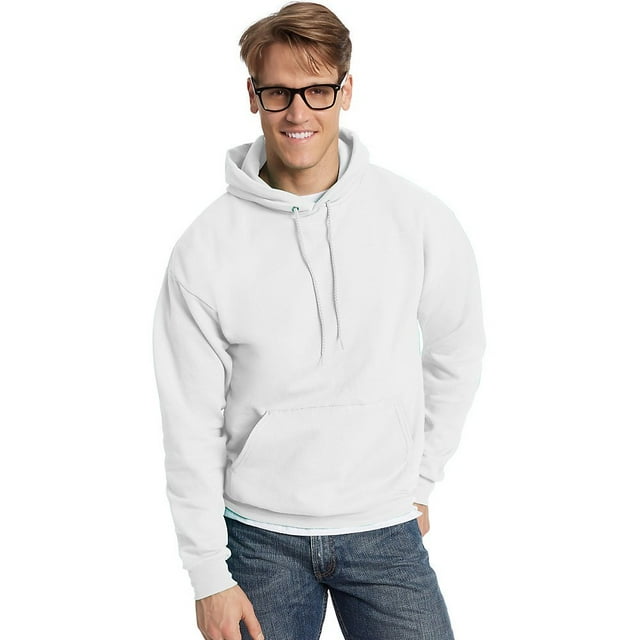 Hanes Men's Fleece Full Cut Athletic Hooded Pullover