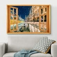 thumbnail image 2 of wall26 Canvas Print Wall Art Window View Christmas Noel Paris France Street Celebrations &amp; Holidays Nature Photography Realism Landscape Colorful Multicolor for Living Room, Bedroom, Office - 16&, 2 of 5
