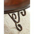 thumbnail image 2 of Bowery Hill Metal/Hardwood Solids Cherry End Table in Cherry, 2 of 4