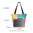 thumbnail image 5 of Haiem Colorful Wool Balls Pattern Shoulder Bag - Durable and Spacious Tote Bag,Versatile Shopping Bag, 5 of 9
